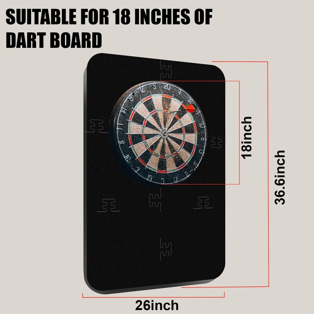Dart Board Wall Protectors,Extended Length Dartboard Wall Protector,Dartboard...