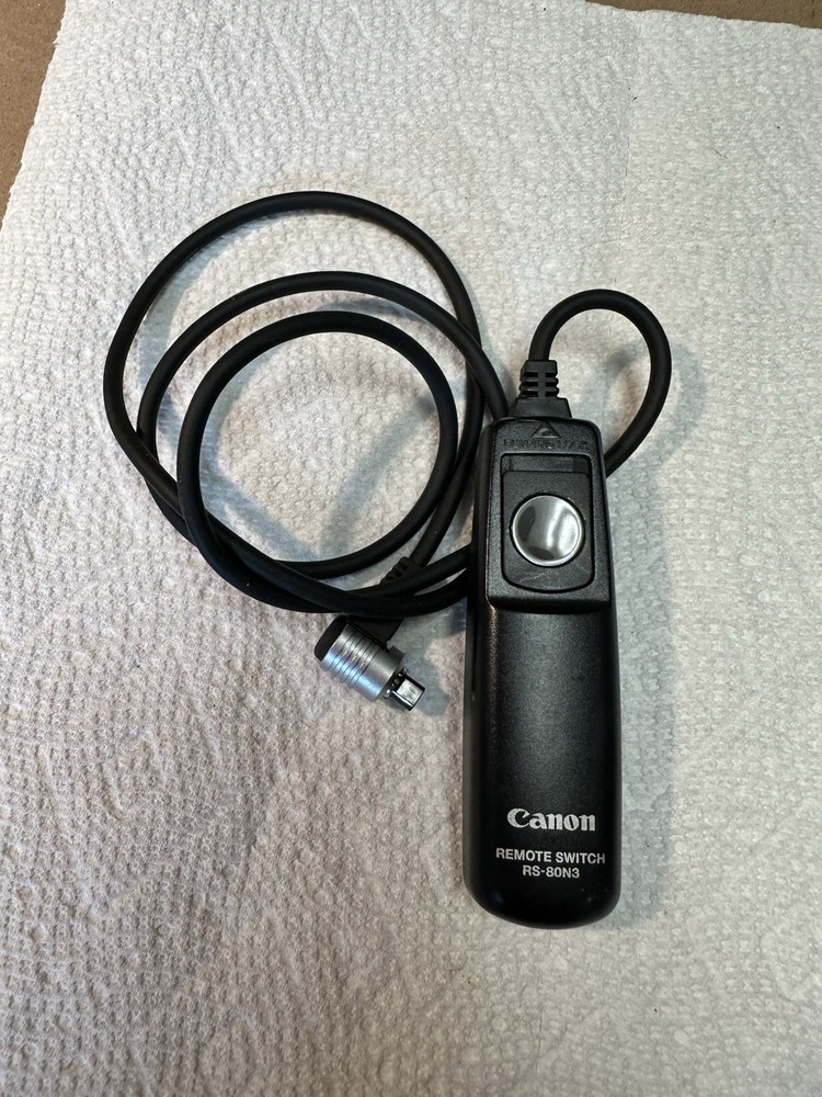 Canon EOS Camera Remote Switch Model RS-80N3