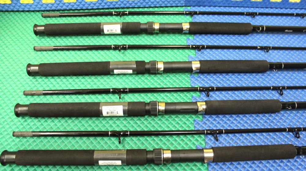 Okuma Classic Pro 9' 0" Trolling Rod Mooching CPM-90M-CT Chartreuse Tip 4-Pack!