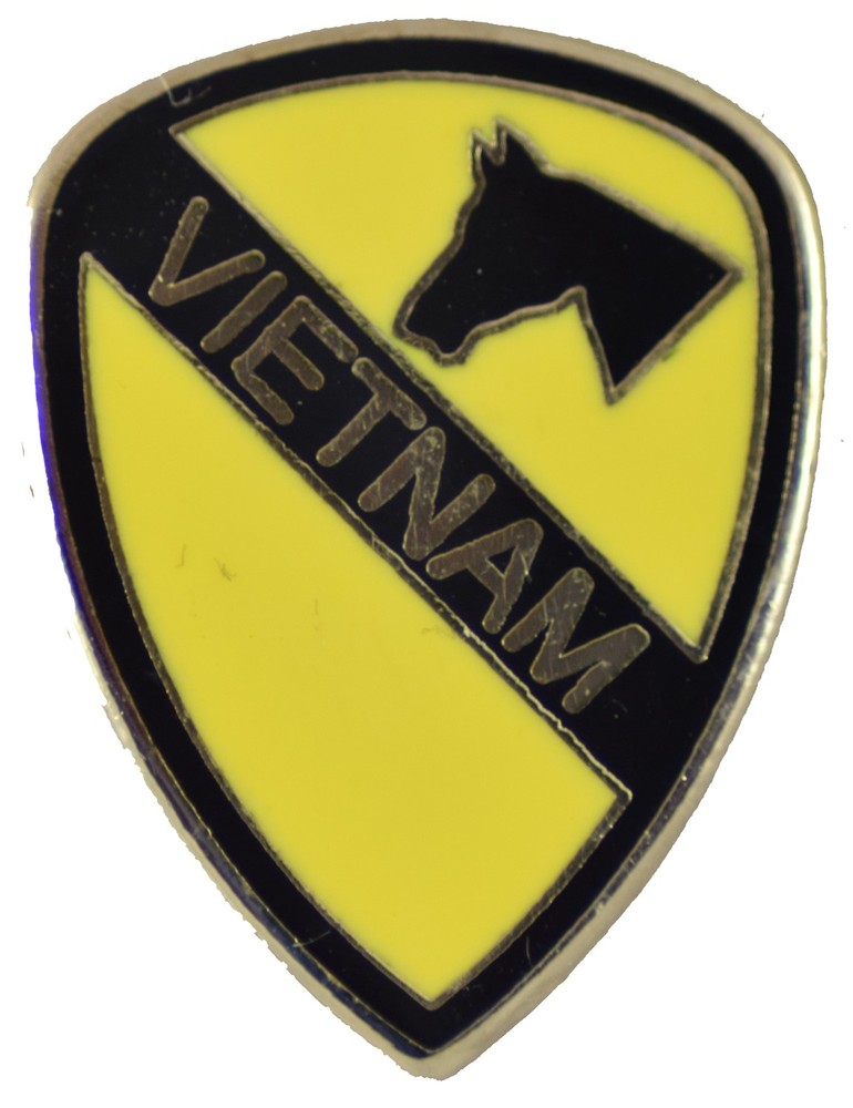 1st Cavalry Vietnam Pin