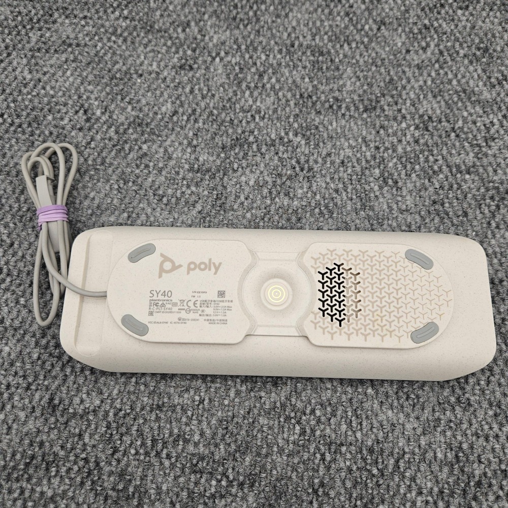 Poly Sync 40 SY40 Plantronics Bluetooth USB-C Smart Speakerphone Conference Work