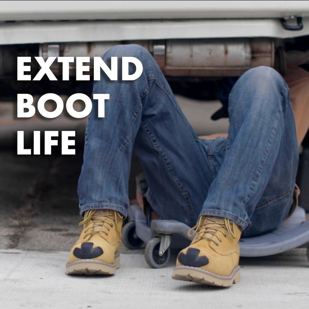 Boot Toe Guards - Shoe Toe Protector Guards Against Scratches and Hides Exist...