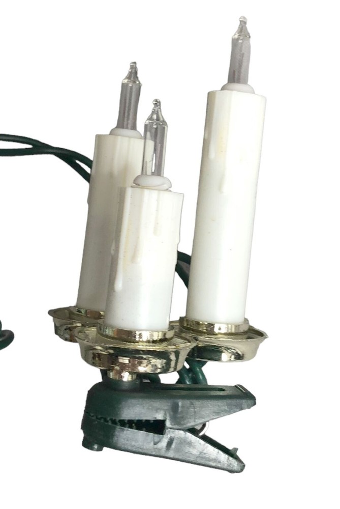 Vintage Kurt Adler Triple Candle String Light Set