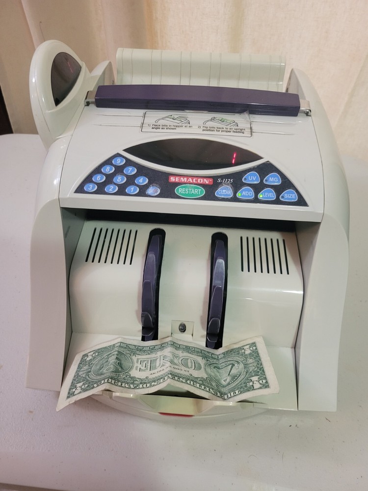 Semacon S-1125 "Working Condition" Digital Money Counter
