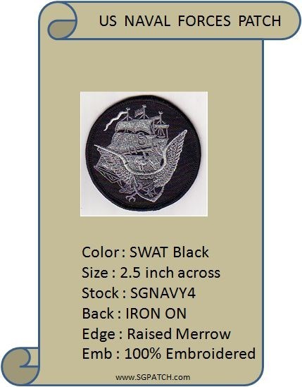 US NAVAL FORCES  PATCH - SGNAVY4