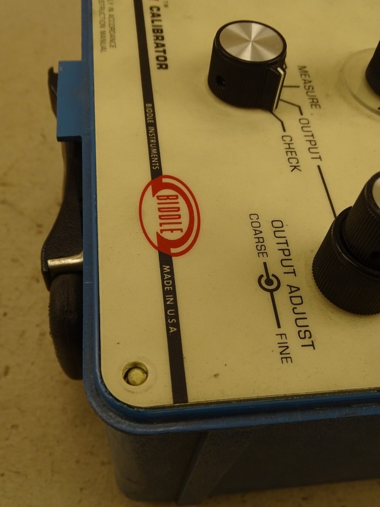 Biddle Versa-Cal Calibrator Untested, 720350-2