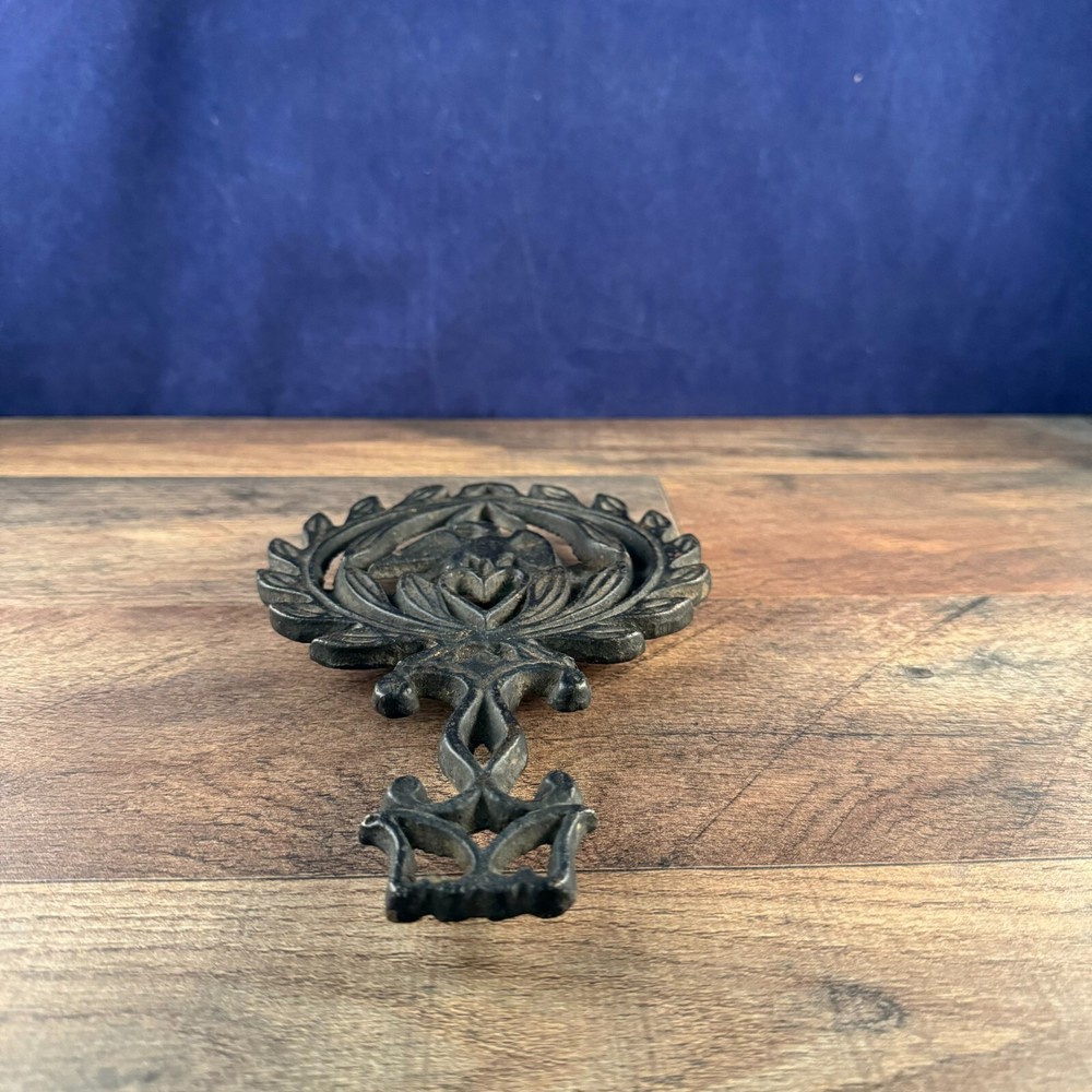 Vintage Eagle Design Footed Trivet