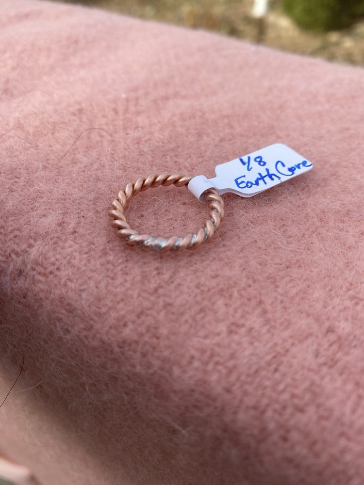 Tensor Ring, 1/8 Earth Core Cubit, Toroidal Vortex, Brazed...