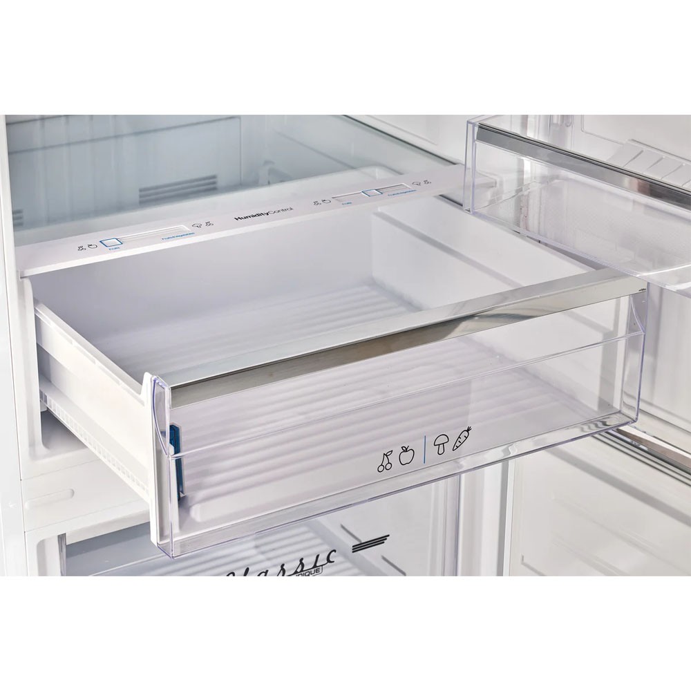 UNIQUE Classic Retro 455L 17 cu. ft. Bottom Mount Refrigerator - Marshmallow