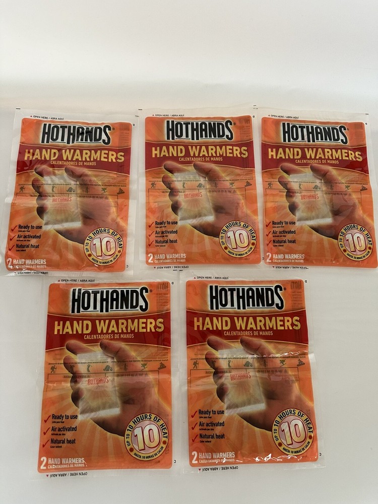 5 Hot Hands 2 Hand Warmers Ea Exp8/27