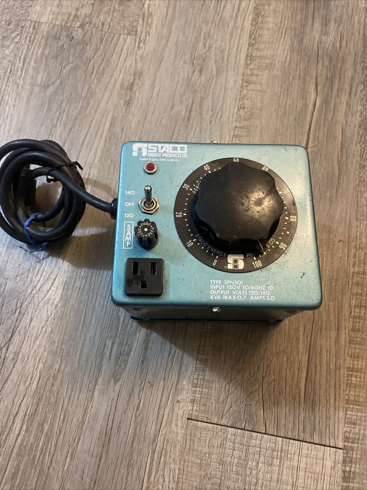 Staco 3PN501 Variable Electric Autotransformer