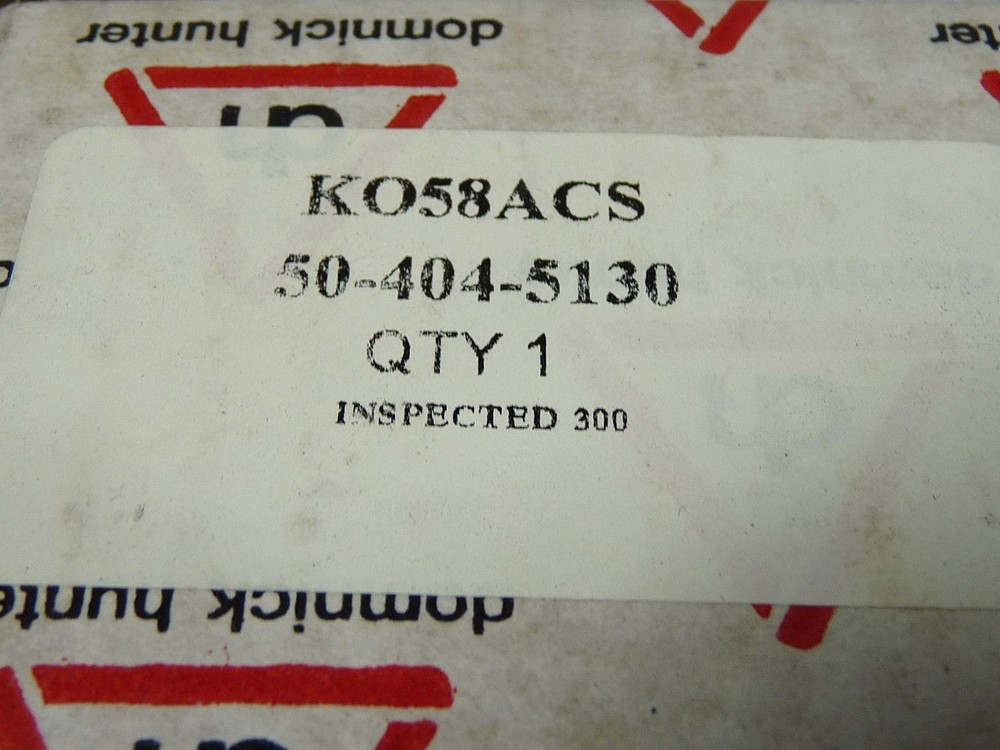 Domnick Hunter K058ACS Compressed Air Inline Filter Element Replacement NEW