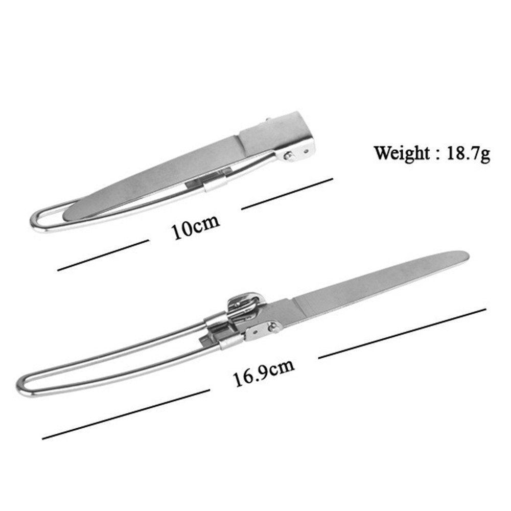 Multi-function Camping Cutlery Utensil Eating Folding Fork Spoon TOOL