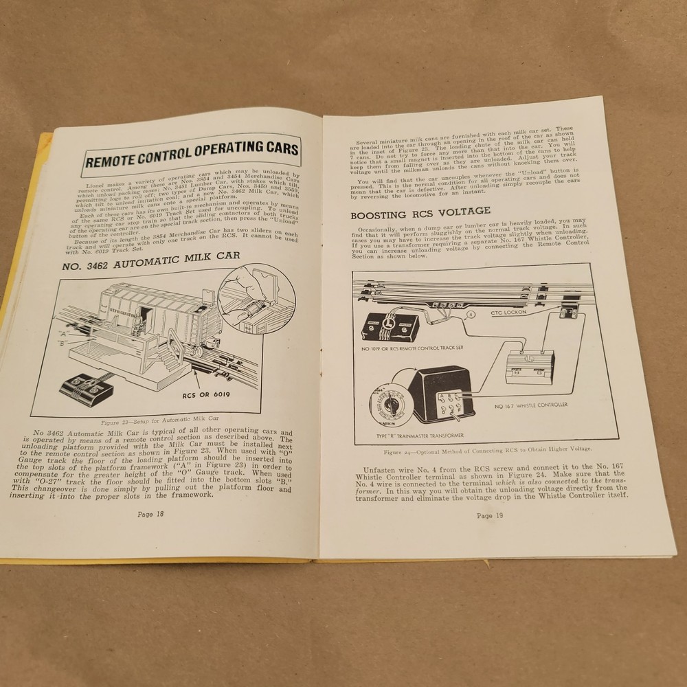Instructions Assembling Operating Lionel Trains Book 1948