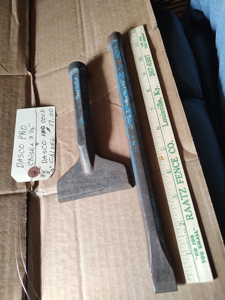 2 DASCO PRO COLD CHISELS