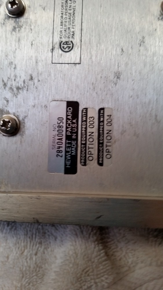 *TC* HEWLETT PACKARD HP 5061B CESIUM BEAM FREQUENCY STANDARD (TMD39)