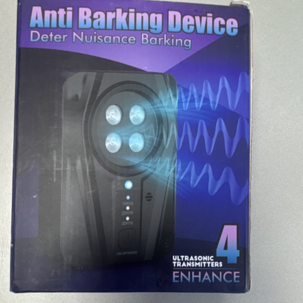 X2 Anti Barking Device Ultrasonic Rechargeable Multiple Frequency 4 Transmitters