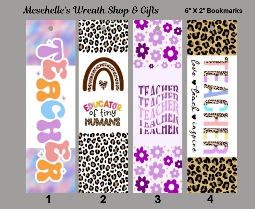 Teacher Themed Bookmarks
