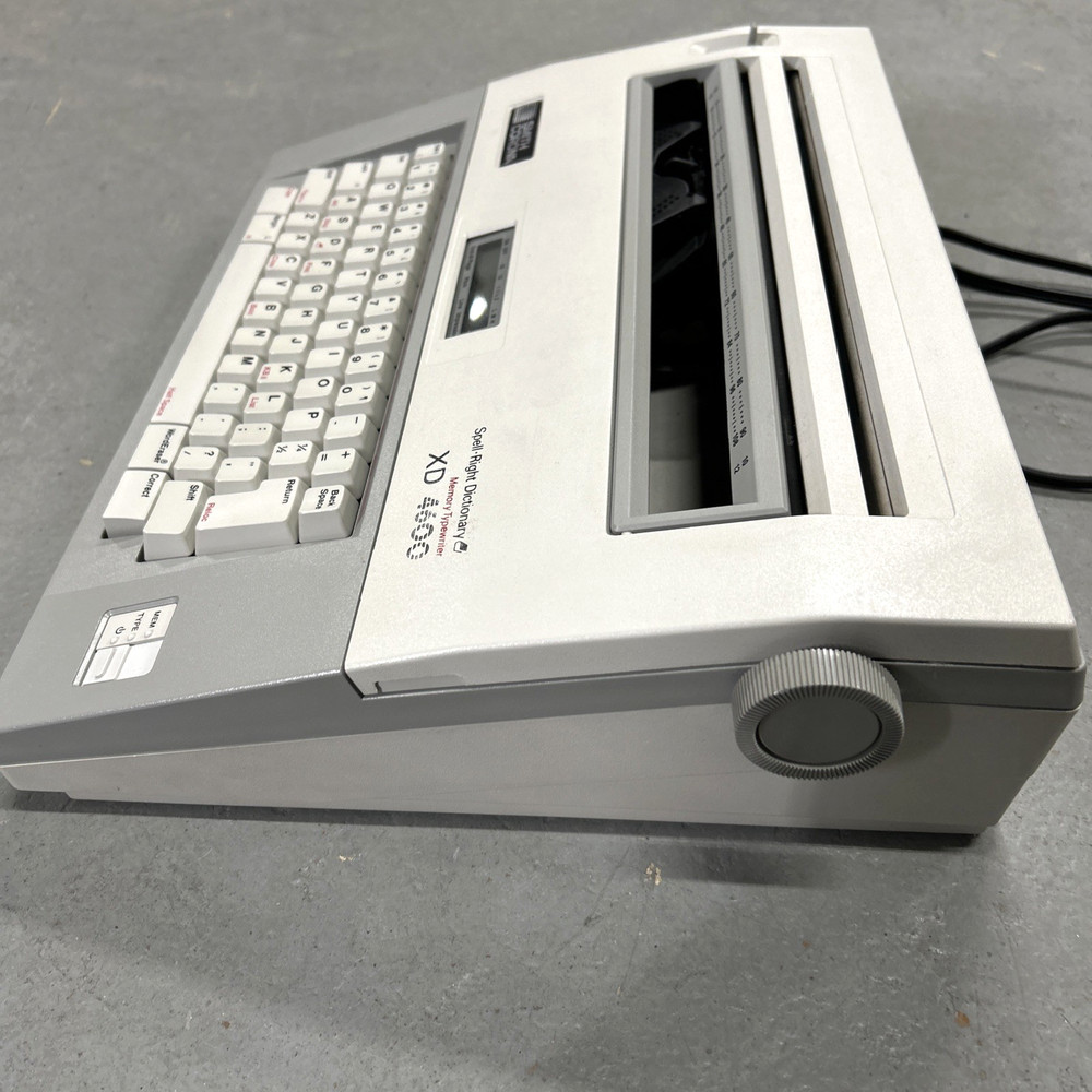 Smith Corona XD 4600 Electronic Memory Typewriter Spell-Right Dictionary Tested