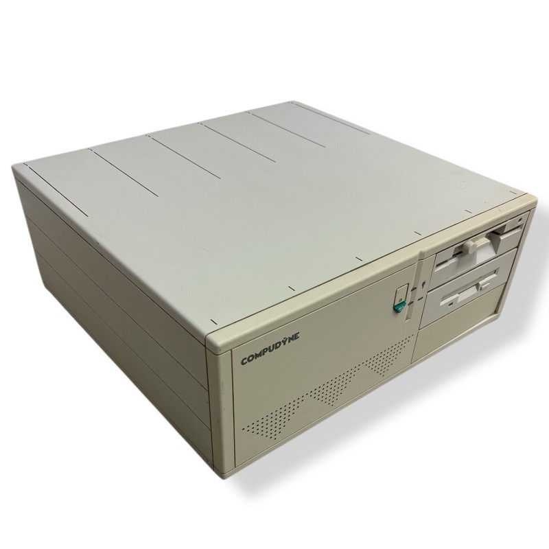 Vintage Compudyne 3DX/33 Computer PC w/ RT101+ Keyboard
