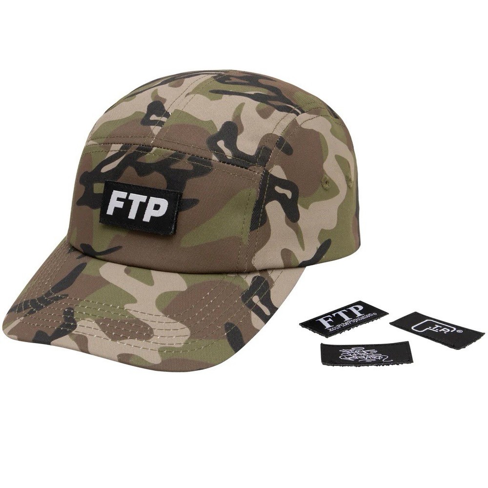FTP detachable LOGO CAMP HAT(BLACK