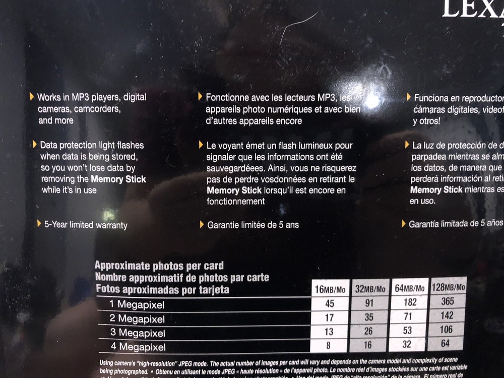 Lexar Media 64MB Memory Stick (MS064-267) For Digital Devices