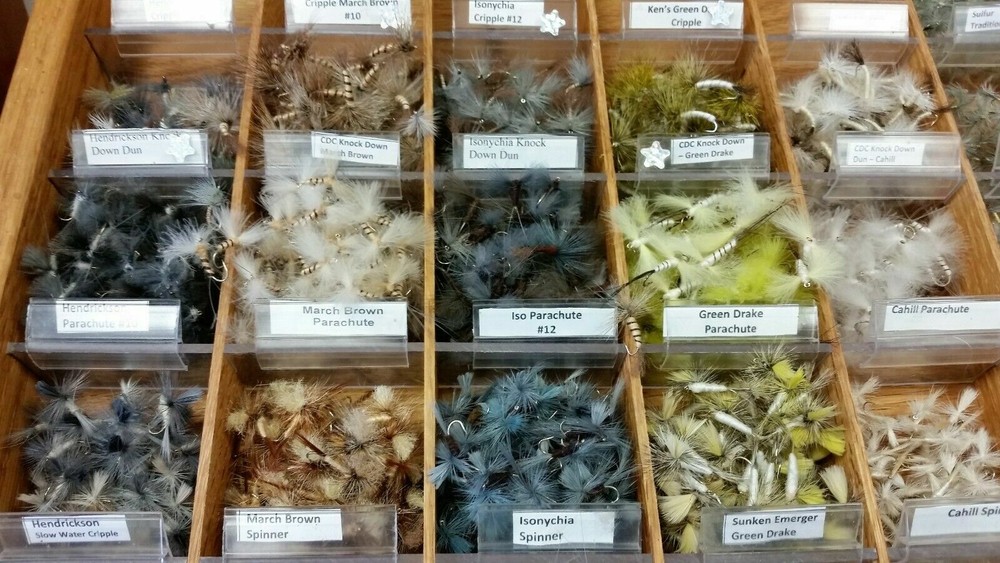 Rusty Spinner, Hackle Wing Rusty Spinner, Hi Vis Rusty Spinner, Dry Fly, 3 pack