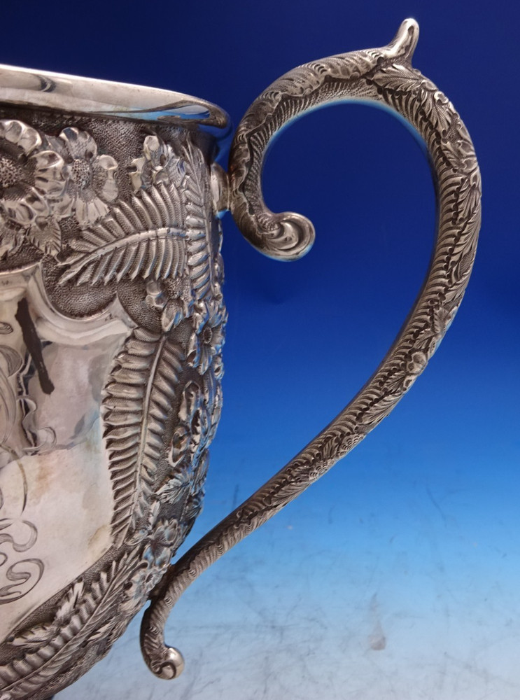 Repousse by James R. Armiger Sterling Silver Loving Cup 3-Handle (#8774)