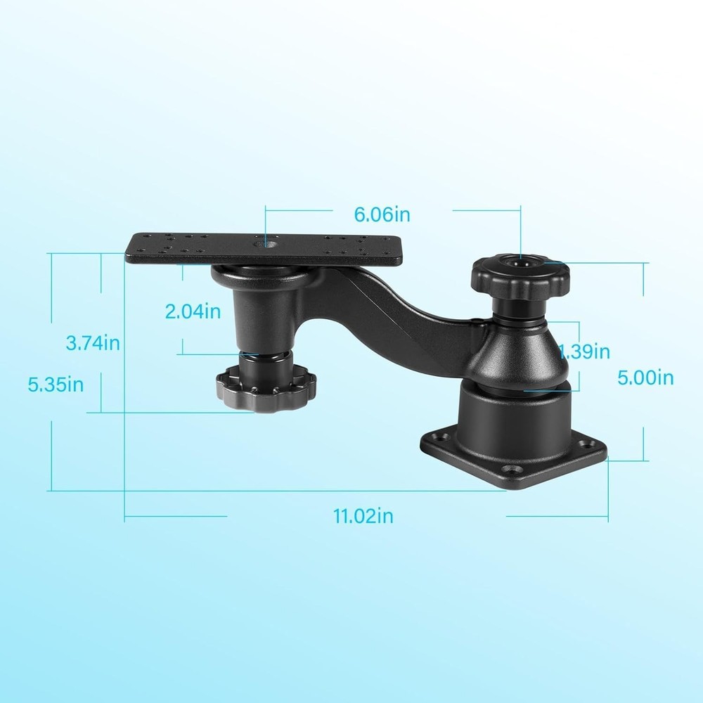 Replace RAM-109HU Horizontal 6" Swing Arm Mount for Fishfinders & Chartplotters