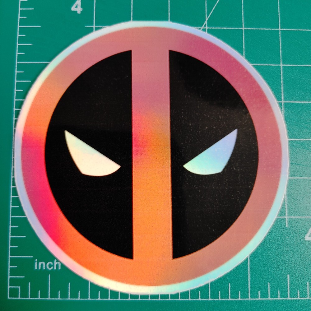 Deadpool Logo Foil Sticker
