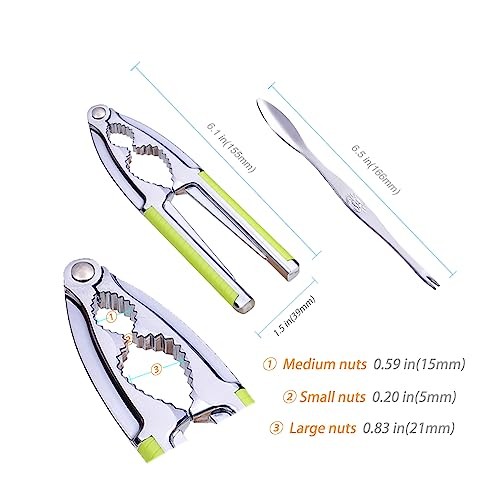 Nut Cracker, Nutcracker, Seafood Tools, Walnut Cracker for All Nuts, Heavy