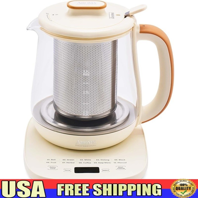 Electric Tea Maker 10 Smart Modes Temperature Control Automatic Shut-Off Infuser