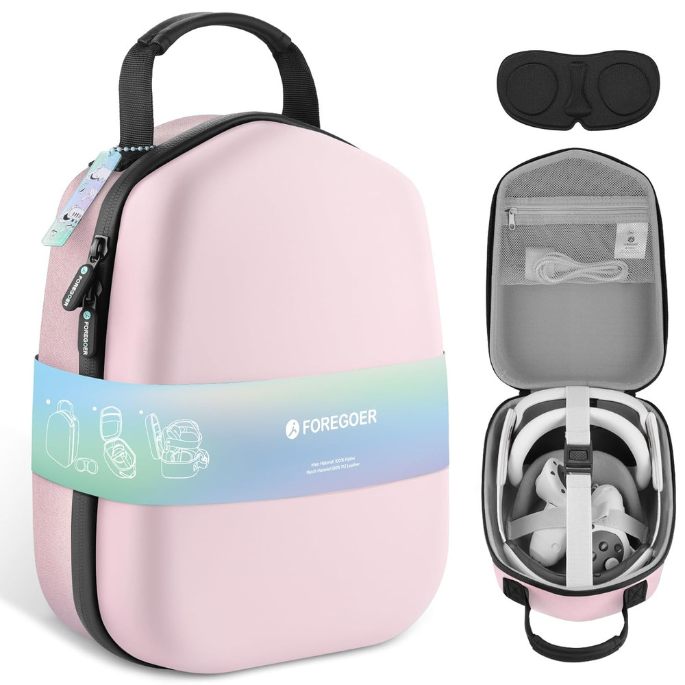 Hard Carrying Case Compatible with Meta Quest 3S/Quest 3/Oculus Quest 2 Official