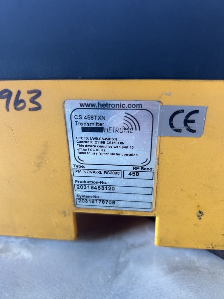 Hetronic Transmitter Belly Box Nova xl