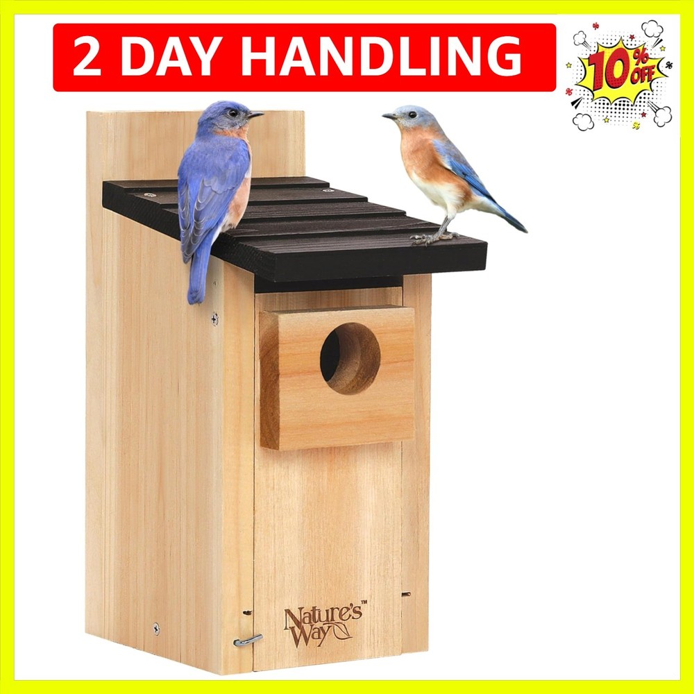 Bird Products Cedar Bluebird Box House