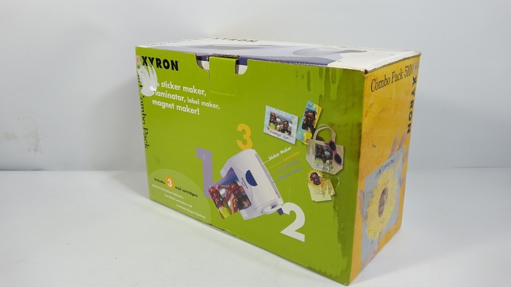 Xyron Model 510 Combo Pack - Sticker - Magnet & Laminator Maker