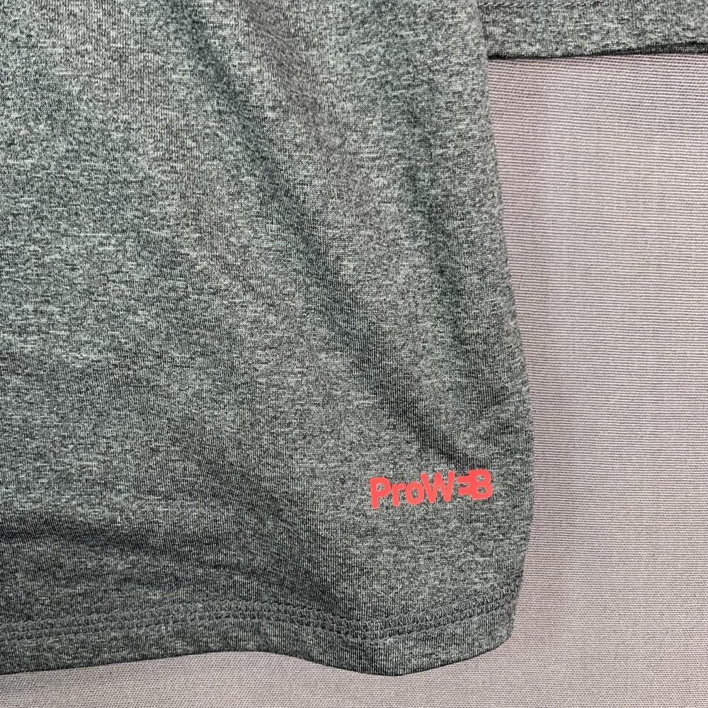 Spyder Active Pullover Mens 2XL Gray 1/4 Zip ProWEB Athletic Base Layer Gym