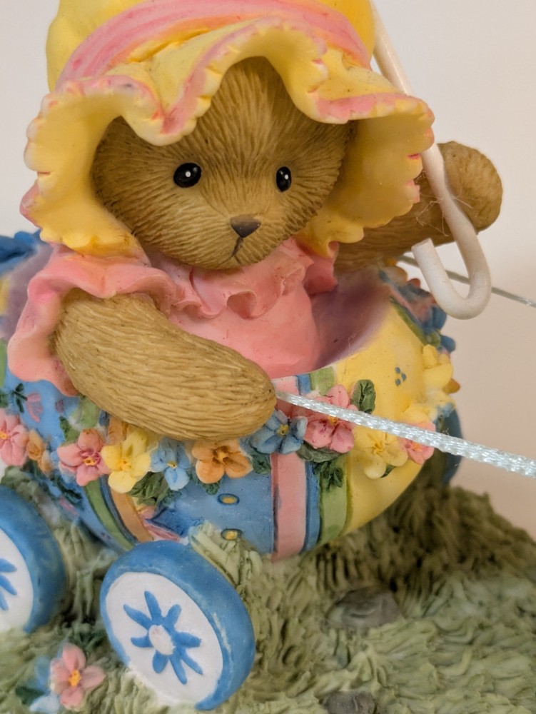 Cherished Teddies Flora, Spring is Filled With Egg-citement, 4012272, EUC