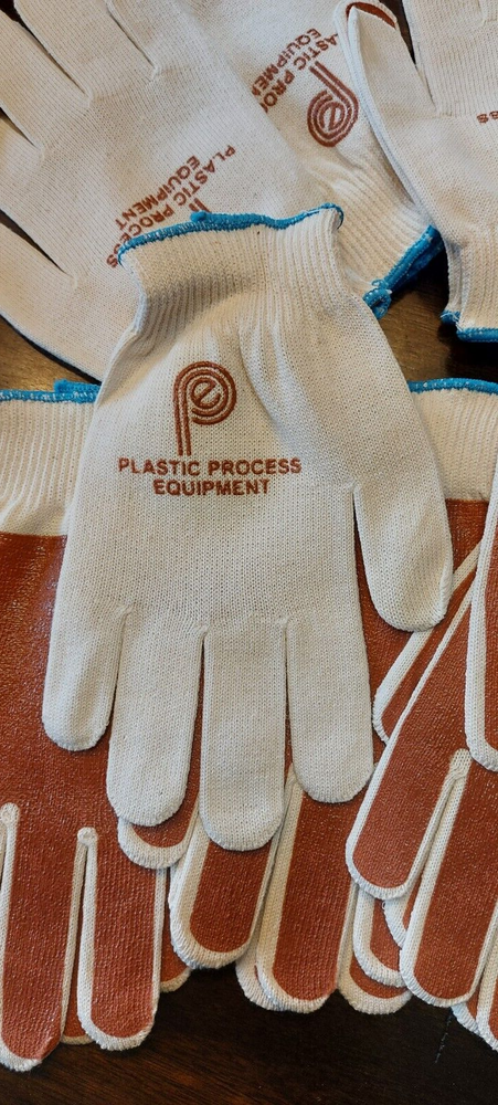 6 Pair Honeywell North Smitty Small Cotton/Polyester Work Gloves - Nitrile Palm