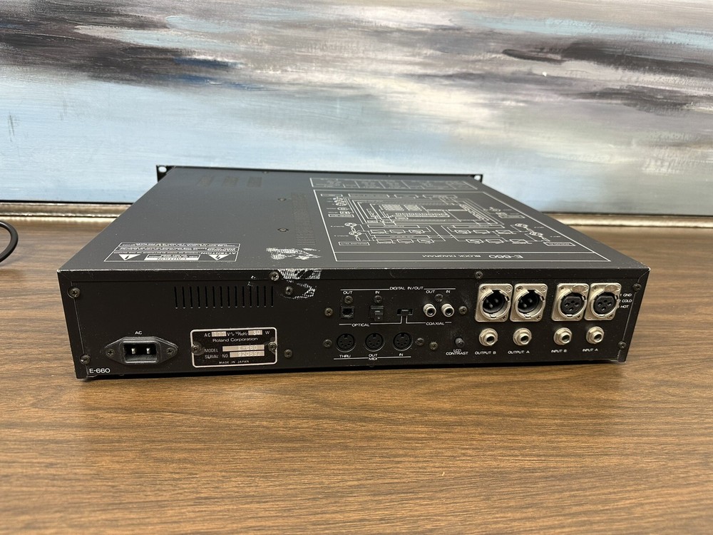 DEFECTIVE Roland E660 Digital Parametric Equalizer Eq Vintage Rack G3D