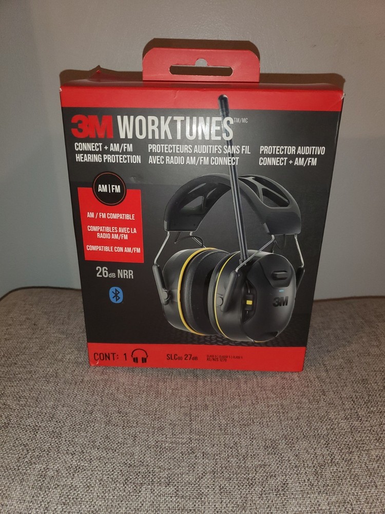 3M Company WorkTunes Connect AM-FM Wireless Hearing Protector with Bluetooth ...