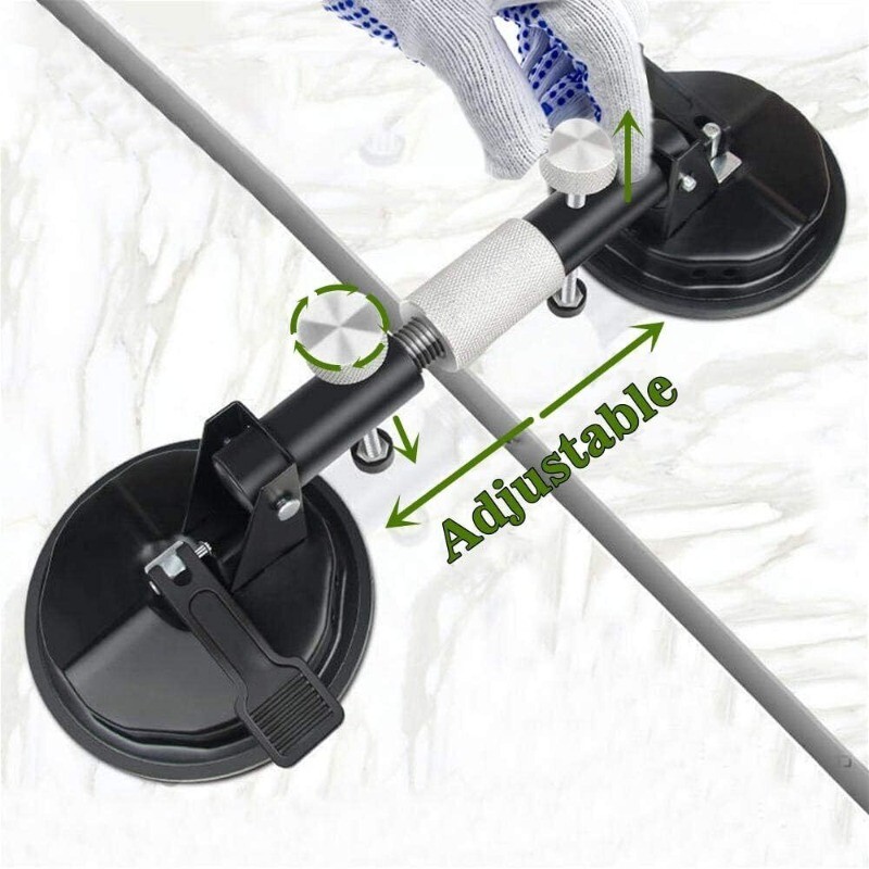 Granite Seam Setter Adjustable Vacuum Suction Cup Seamless Stone Seam Setter 2Pc