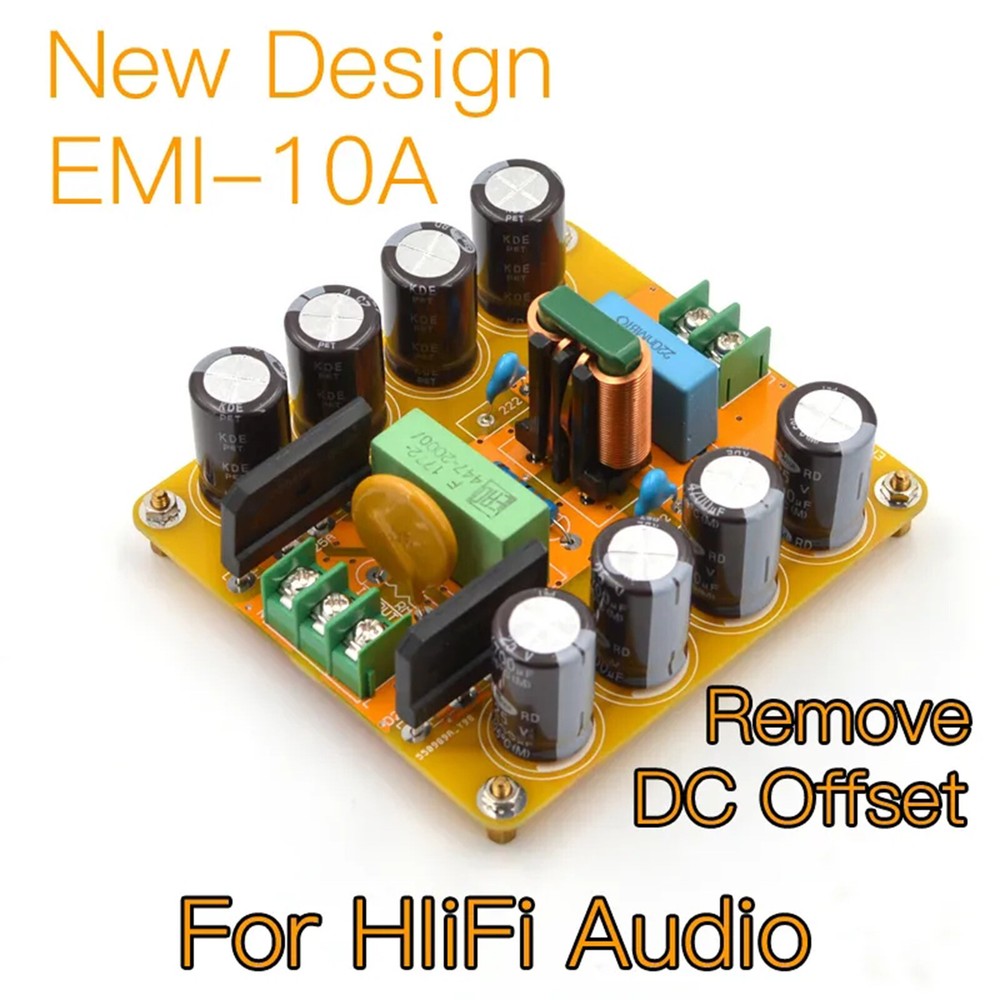 1pc HiFi AC Power Line Single EMI Filter Module 2200W Version 4A Kit DIY
