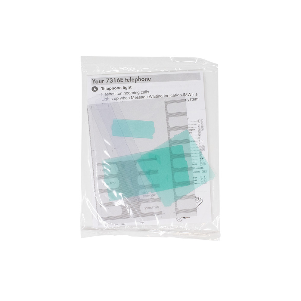 Avaya T7316 Charcoal Replacement Housing