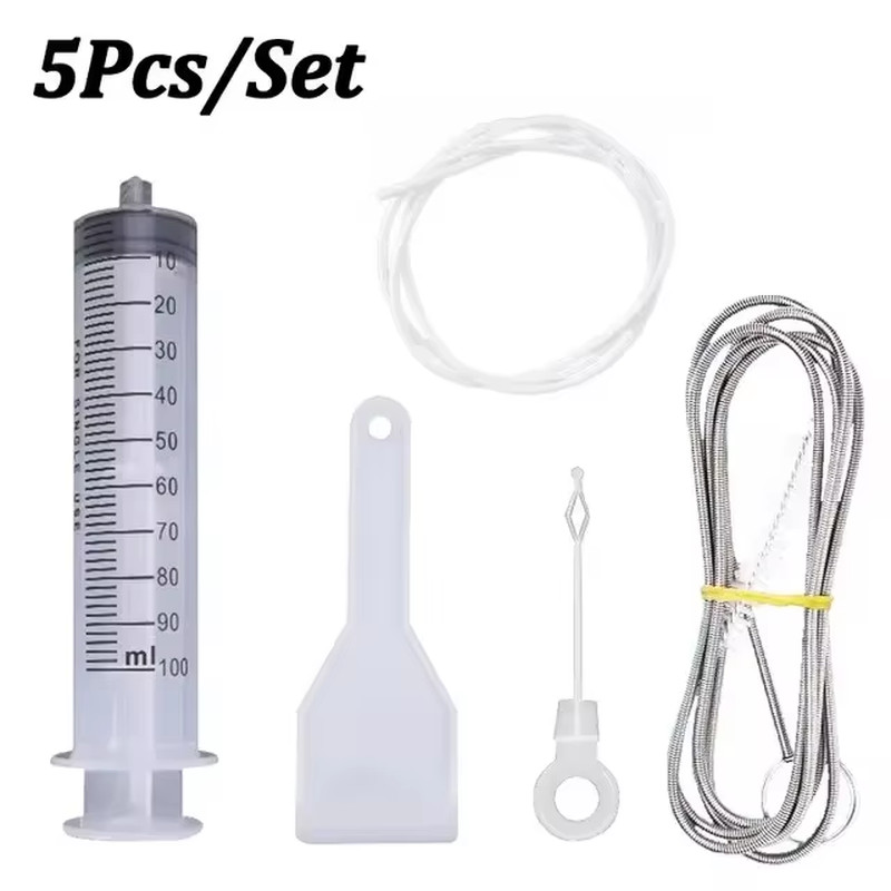 5/6Set Refrigerator Drain Hole Clog Remover Dredge Cleaning Tools Fridge Hole Br