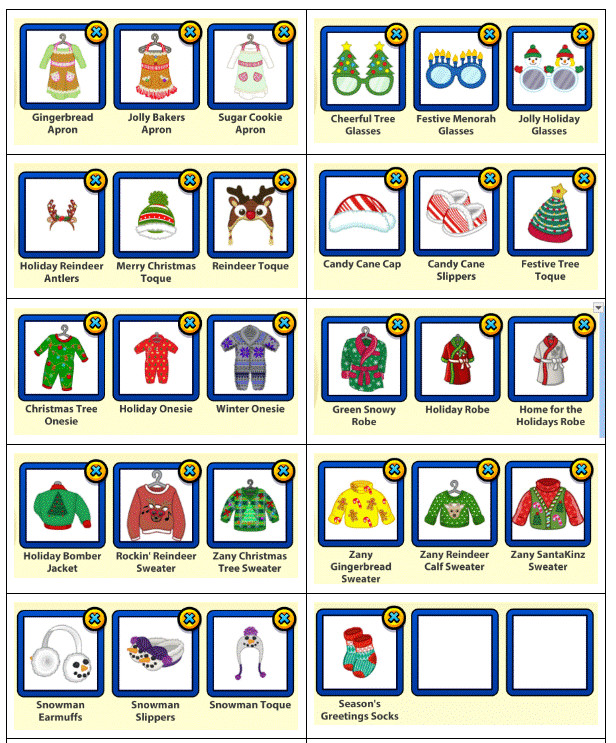 Webkinz Clothing - Christmas - MORE PICS!
