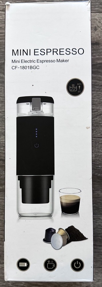 Portable Rechargeable Espresso Coffee Maker Machine Capsule