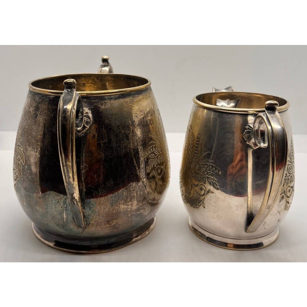 Vintage ROBERT PRINGLE & SONS Silver Plated set