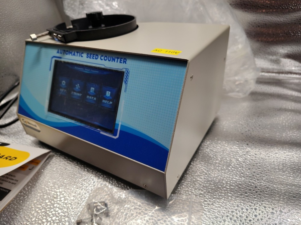 CGOLDENWALL Automatic Touchscreen Seeds Counter Machine, 110V (Missing Plates)