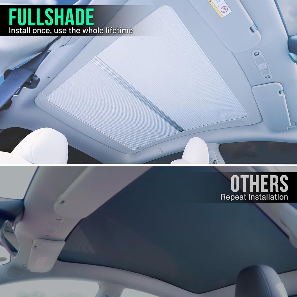 Retractable Sunshade for Tesla Model Y 2020-2025